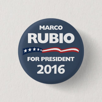 Chapa Redonda De 2,5 Cm Marco Rubio para el presidente 2016