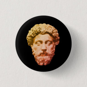 Chapa Redonda De 2,5 Cm Marcus Aurelio