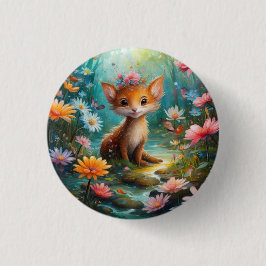 Chapa Redonda De 2,5 Cm Mariposas de hongos mágicos