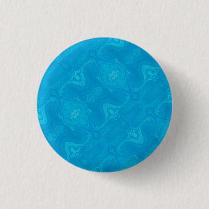 Chapa Redonda De 2,5 Cm Mármol Azul Abstracto HP Lap Personalizado