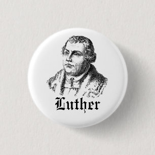 Chapa Redonda De 2,5 Cm Martin Luther
