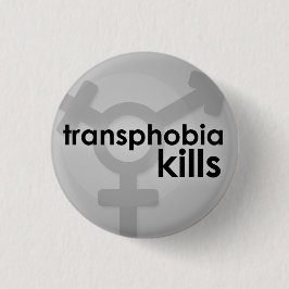 Chapa Redonda De 2,5 Cm Matanzas de Transphobia