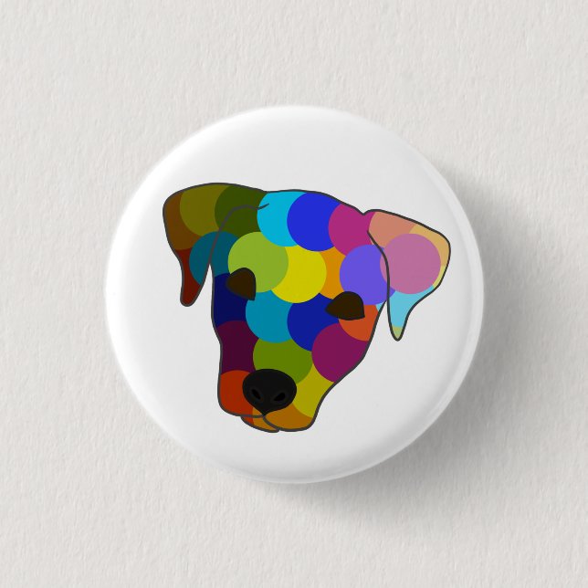 Chapa Redonda De 2,5 Cm Medianoche (Anverso)