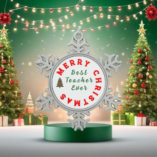 Chapa Redonda De 2,5 Cm Mejor Maestro/a Presente - Agradecimiento a los Ma