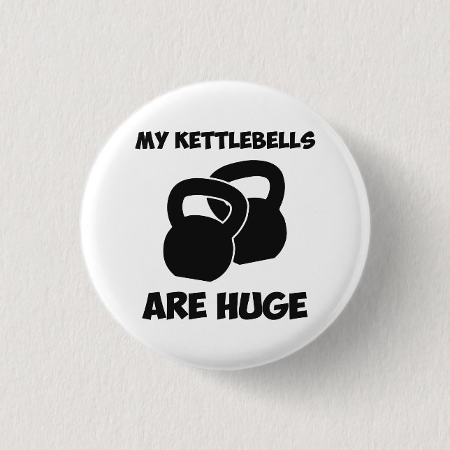 Chapa Redonda De 2,5 Cm Mi Kettlebells es entrenamiento enorme (Anverso)