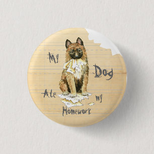 Chapa Redonda De 2,5 Cm Mi Laekenois comió mi hogar