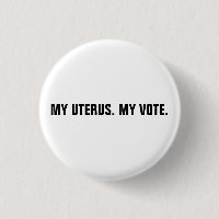 Mi útero mi voto por los derechos de aborto blanco