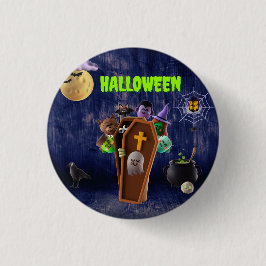 Chapa Redonda De 2,5 Cm Miedo