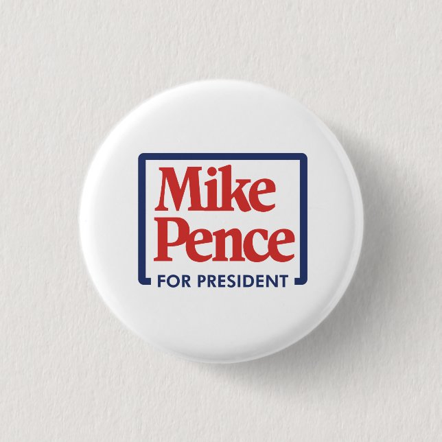 Chapa Redonda De 2,5 Cm Mike Pence para presidente 2024 (Anverso)