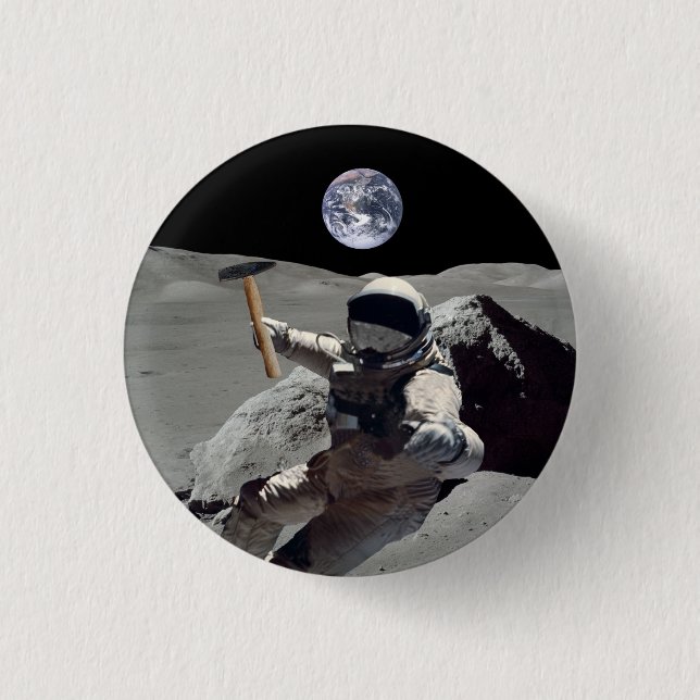 Chapa Redonda De 2,5 Cm Mina La Luna (Anverso)