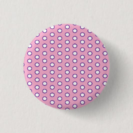 Chapa Redonda De 2,5 Cm Minimal Polka Dot buttom 