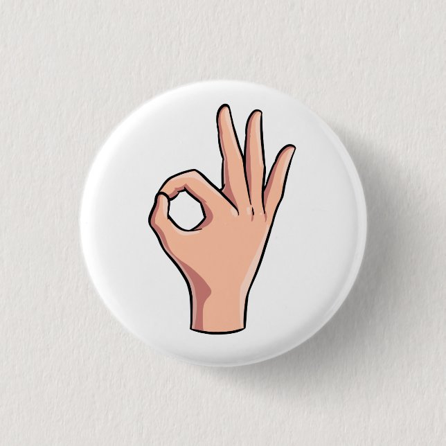 Chapa Redonda De 2,5 Cm Mire una esta pluma (Anverso)