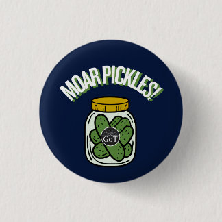 Chapa Redonda De 2,5 Cm Moar Pickles! Button
