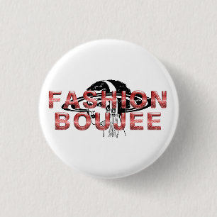 Chapa Redonda De 2,5 Cm Moda TEE Boujee