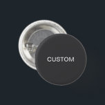 Chapa Redonda De 2,5 Cm Moderno nombre editable, negocio o marca Etc.<br><div class="desc">Plantilla de texto de personalizable audaz y moderno,  edite como desee.</div>