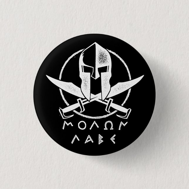 Chapa Redonda De 2,5 Cm Molan Labe viene tomarlo (Anverso)