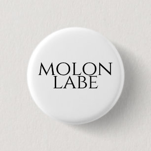 Chapa Redonda De 2,5 Cm Molon Labe