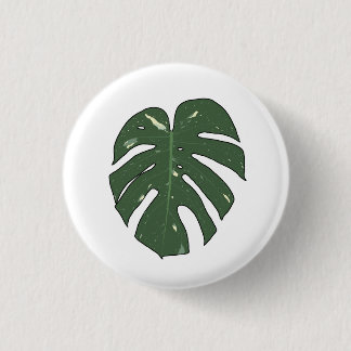 Chapa Redonda De 2,5 Cm Monstera Constelación Tailandesa