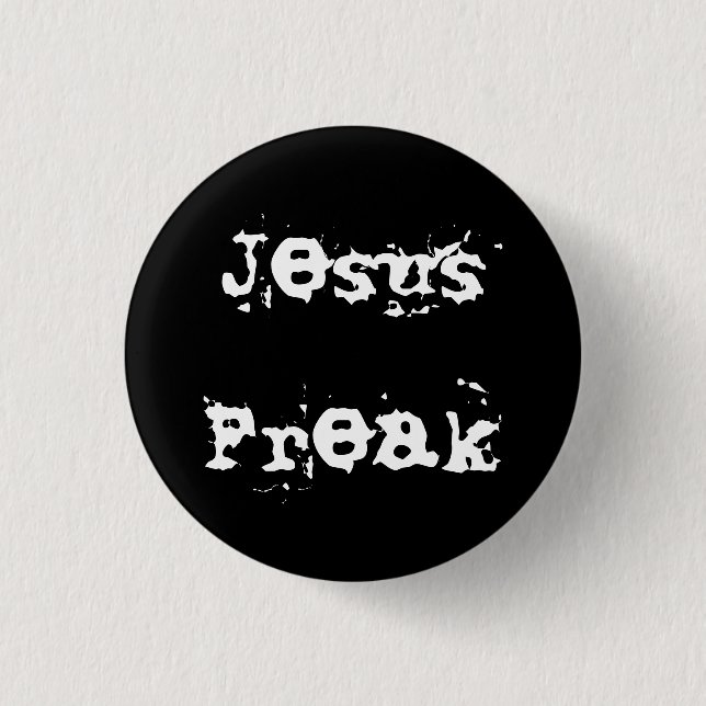 Chapa Redonda De 2,5 Cm Monstruo de Jesús (Anverso)