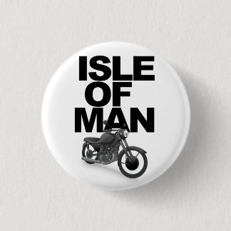 Chapa Redonda De 2,5 Cm Motociclismo de la Isla de Man