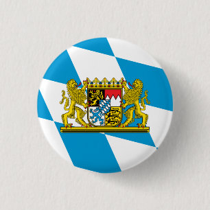 Chapa Redonda De 2,5 Cm Muestra tus colores - Bayern/Bavaria