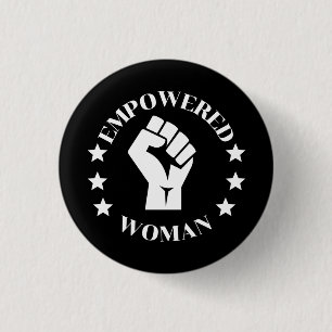 Chapa Redonda De 2,5 Cm Mujer empoderada