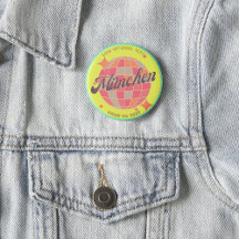 München Bayern Deutschland Retro neón amarillo