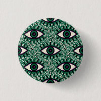 "Mystic Emerald Eyes" - Psychedelic Swirl Seamless