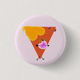 Chapa Redonda De 2,5 Cm Nacho Valentine Chica