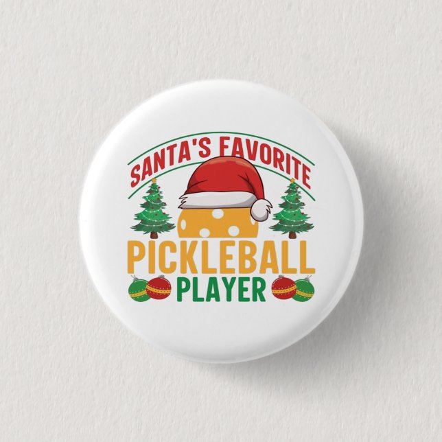 Chapa Redonda De 2,5 Cm Navidades de baloncesto (Anverso)