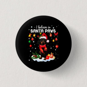 Chapa Redonda De 2,5 Cm Navidades de Dachshund Cute