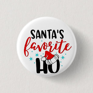 Chapa Redonda De 2,5 Cm Navidades favoritos de Santa Claus son divertidos