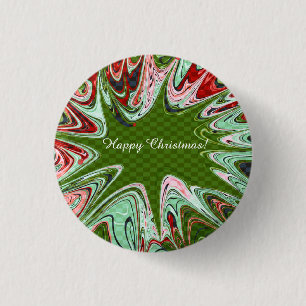 Chapa Redonda De 2,5 Cm Navidades felices Artsy