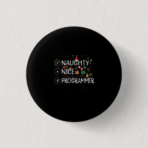 Chapa Redonda De 2,5 Cm Navidades felices Ntraviesa Programadora De Niza