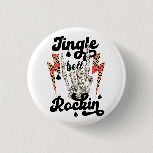 Chapa Redonda De 2,5 Cm Navidades Regalo Campana Y Rocas
