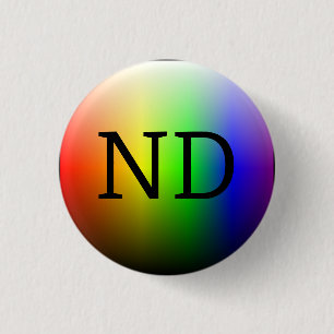Chapa Redonda De 2,5 Cm ND (NeuroDiverso)