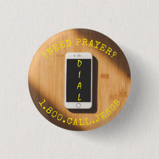 CHAPA REDONDA DE 2,5 CM NECESITA LLAMADA DE ORACIÓN AL TELÉFONO CELULAR JE