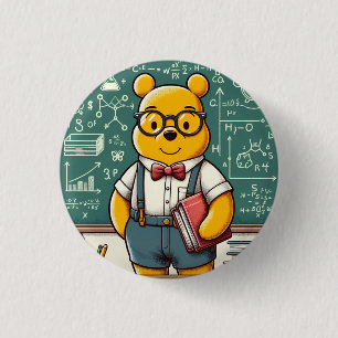 Chapa Redonda De 2,5 Cm Nerd Winnie the Pooh 1