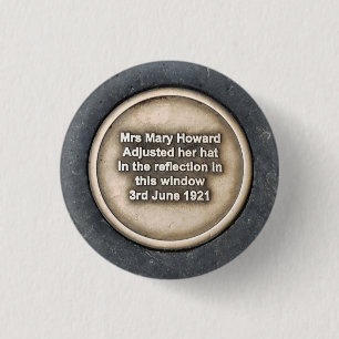 Chapa Redonda De 2,5 Cm Newcastle Mary