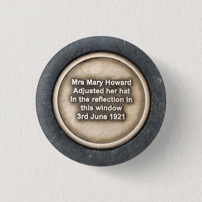Chapa Redonda De 2,5 Cm Newcastle Mary (Anverso)