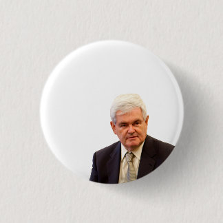 Chapa Redonda De 2,5 Cm Newt Gingrich - escriba su propio texto