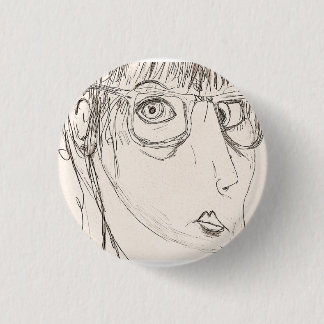 Chapa Redonda De 2,5 Cm ningún hablar la biblioteca