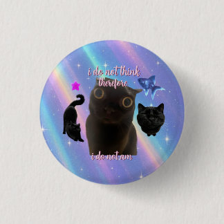 Chapa Redonda De 2,5 Cm No creo que tote bag de meme de gato