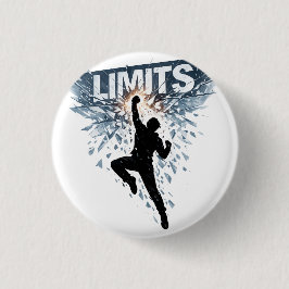 Chapa Redonda De 2,5 Cm No Limits Motivation Design 