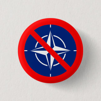 Chapa Redonda De 2,5 Cm No to NATO