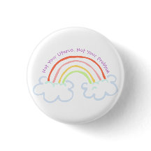 No tu útero, no tu problema (arcoiris pastel)
