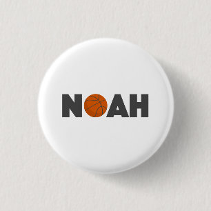 Chapa Redonda De 2,5 Cm Noah Basketball