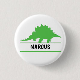 Chapa Redonda De 2,5 Cm Nombre de dinosaurio