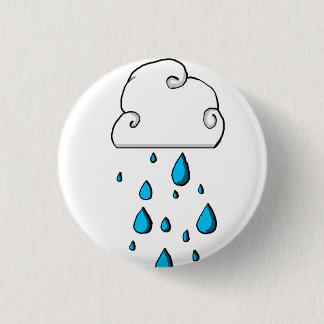 Chapa Redonda De 2,5 Cm nube de lluvia