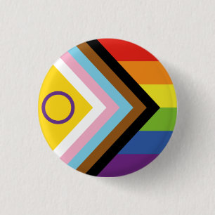 Chapa Redonda De 2,5 Cm Nueva insignia del orgullo progresista